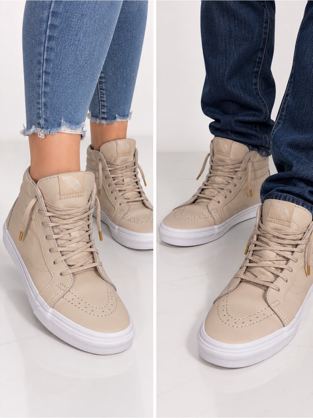 Vans Sk8-Hi Reissue Premium Leather High Top Sneakers - NWOT W7.5 M6
